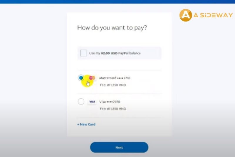 Hướng dẫn cách nạp tiền vào tài khoản Paypal qua thẻ MasterCard