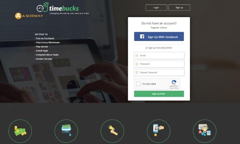 Hướng dẫn cách đăng ký, đăng nhập Timebucks đơn giản