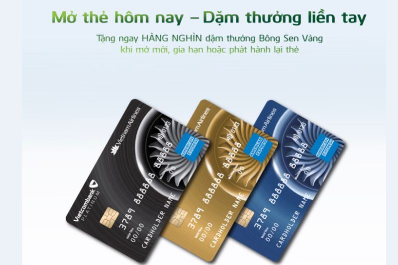 Thẻ Platinum Vietcombank Vietnam Airlines Platinum American Express